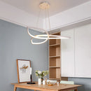 Ljojo LED Clover Flower Chandelier for Living Room Dining Room Bedroom Lighting