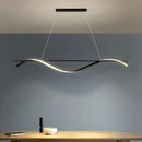Ljojo Long Ceiling Chandelier for Dining Living Room Pendant Lamp