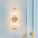 Modern Luxurious Copper Crystal Wall Lamp - LED Decorative Frame for Home Decoration - Ljojo