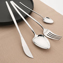 Ljojo 32Pcs Stainless Steel Cutlery Set Silverware Flatware Dinnerware Kit