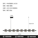 Ljojo Restaurant Pendant Light Modern Minimalist Bar Counter Glass Strip Light Nordic Designer