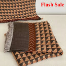 Ljojo 4-Layer Cotton Gauze Fringed Blanket for Spring & Summer