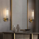 LED Iron Wall Lamp Modern Glass Sconces Golden Light Fixture by Ljojo