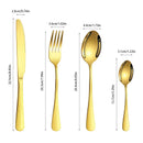 Ljojo 1010 Round Handle Cutlery Set - Ideal for Wedding, Party, Hotel