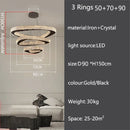 Italian Crystal Pendant Light: Full Spectrum Luxury Dining Bar Chandelier - Ljojo