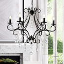 Iron Crystal Chandelier Luxury Boutique Modern Country Style for Living Room by Ljojo