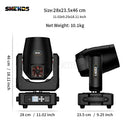 Ljojo™ 230W 7R Beam Moving Head Lighting Set for Rainbow Wedding Nightclub Disco