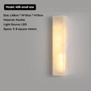 Ljojo Marble Wall Lamp: Designer Natural Copper LED Lighting for Various Rooms