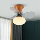 Ceiling Fan with Remote Control and LED Light for Home, Bedroom, Living Room, Kitchen - Ljojo