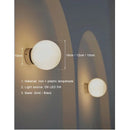 Ball Plastic Wall Lamp: Modern LED Indoor Lighting Fixture Sconces by Ljojo