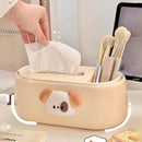 Ljojo Luxury Tissue Box Holder for Table - Home Decor & Makeup Storage