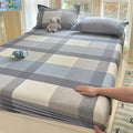Ljojo 100% Cotton Mattress Protector Cover - Single Piece, Non-slip, Dustproof