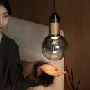 Modern Glass Pendant Lights for Bedroom Dining Room by Ljojo - Stylish Night Lighting Décor
