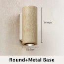Ljojo Modern Wabi Sabi Limestone Wall Light Sconce LED Lighting Decor for Bedroom and Living Room