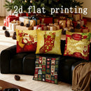 Christmas-themed Pillow Covers Set for Sofa, Bedroom & Car - Ljojo Brand