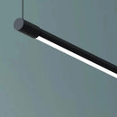LED Chandelier: Modern Nordic Strip Black Lighting by Ljojo