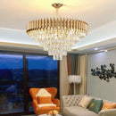 K9 Crystal Chandelier Living Room Villa Bedroom Ceiling Light - Ljojo