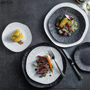 Ljojo Matte Ceramic Steak Plate Pasta Sushi Salad Molecular Cuisine Tableware