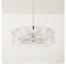 Ljojo Murano Glass Chandelier Retro Dimmable Pendant Light for Living Room Dining Room