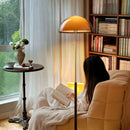 Vintage Amber Dome Floor Lamp Modern Standing Light Pull Chain Bedroom Living Room Office by Ljojo