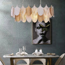 Crystal Light Chandelier - Postmodern Art Pendant Light for Living Room, Bedroom & Dining Room