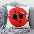 Ljojo Lucky Cat Japanese Style Sofa Bed Pillow Cover: Mount Fuji Japanese Art