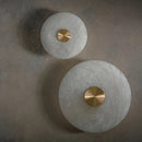 Art Deco LED Wall Sconce Natural Marble Brass Modern Aisle Corridor Lamp by Ljojo