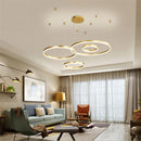 Ljojo Modern Acrylic LED Ring Chandelier for Home & Restaurant Decoration