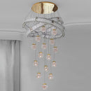 Ljojo LED Pendant Staircase Chandeliers for Modern Living Room Lighting
