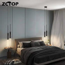 Ljojo LED Pendant Chandelier: Minimalist Spotlight Night Lamp for Bedroom and Living Room