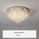 Modern European Luxury K9 Crystals E14 Ceiling Lamp Lustre Dining Living Villa Steel Led Light by Ljojo