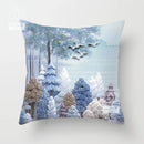 Christmas Deer & Rabbit Winter Pillow Case - Ljojo Home Decor Collection