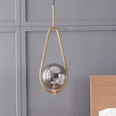 Ljojo Glass Ball LED Pendant Light - Modern Hanging Chandelier for Home Decor