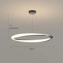 Nordic Modern Hanging Ljojo Pendant Lamp Circular Ring Minimalist Dining Room Lighting