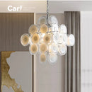 Modern Copper Pendant Light Luxury French Glass Designer Nordic Living Room Lamp By Ljojo