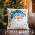 Christmas-themed Cushion Covers by Ljojo - Perfect for Sofa, Bedroom, Car Decor