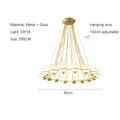 Modern Glass Bubble Master Bedroom LED Pendant Light by Ljojo - High-end Nordic Villa Chandeliers
