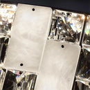 Luxury Snowflake Print Crystal Pendant Light for Living Room Dining Room by Ljojo