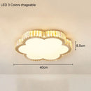 Crystal Round Ceiling Lamp Light for Living Room Luxury Bedroom Study Room by Ljojo