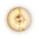 Ljojo Modern Luxury Alabaster Marble Wall Sconce | Creative Natural Copper Wall Light
