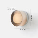 Ljojo LED Wall Sconce Modern Acrylic Light for Bedroom and Living Room