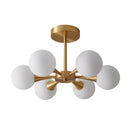 Modern Glass Ball Chandelier LED Pendant Light Home Decor Indoor Lighting Fixture Ljojo