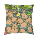 Capybara Nordic Cushion Cover by Ljojo - Home Decor Pillow Case