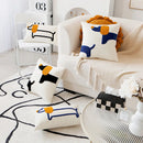 Embroidered Dog Pillowcase by Ljojo: Modern & Cute Sofa Decor