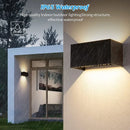 Aluminum LED Wall Lamp Outdoor Waterproof IP65 Porch Garden Light 12W24W Living Room Street Lighting by Ljojo