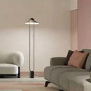 Modern Minimalist Bamboo Hat Vertical Lamp | Designer Bedroom Floor Light by Ljojo