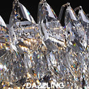 Gold Crystal Chandelier Luxury Lighting Fixture by Ljojo - Elegant Dining Room Living Room Bedroom Kitchen Island Lights