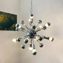 Industrial Style Chrome Plated Atomic Satellite Pendant Light for High-end Living & Dining Rooms by Ljojo