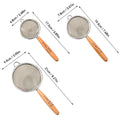 Ljojo Stainless Steel Filter Spoon Fine Mesh Strainer Colander Sieve Kitchen Tools