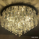 Modern European Luxury K9 Crystals E14 Ceiling Lamp Lustre Dining Living Villa Steel Led Light by Ljojo